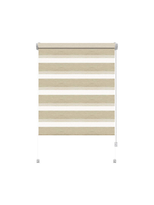 Gardinia Rollos Partieller Blackout Doppelt Beige B61.5xH150cm