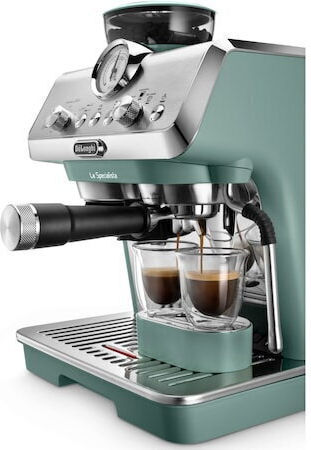 De'Longhi La Specialista Arte Automatic Espresso Coffee Machine 1300W Pressure 15bar with Grinder Green EC9155.GR