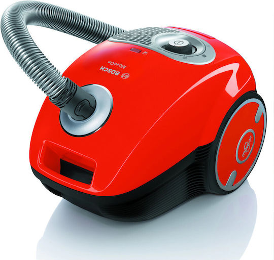 Bosch BGL35MONX Vacuum Cleaner 600W Bagged 4lt Red