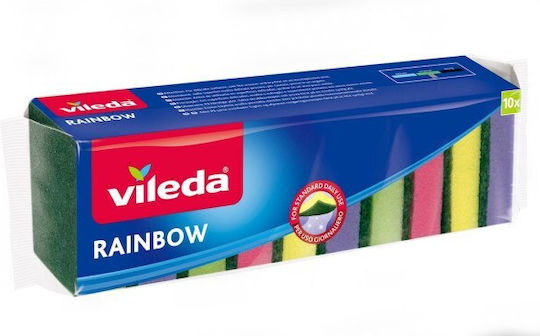 Vileda Set Bureți De Bucătărie Plăci Multicolori 10 Bucăți