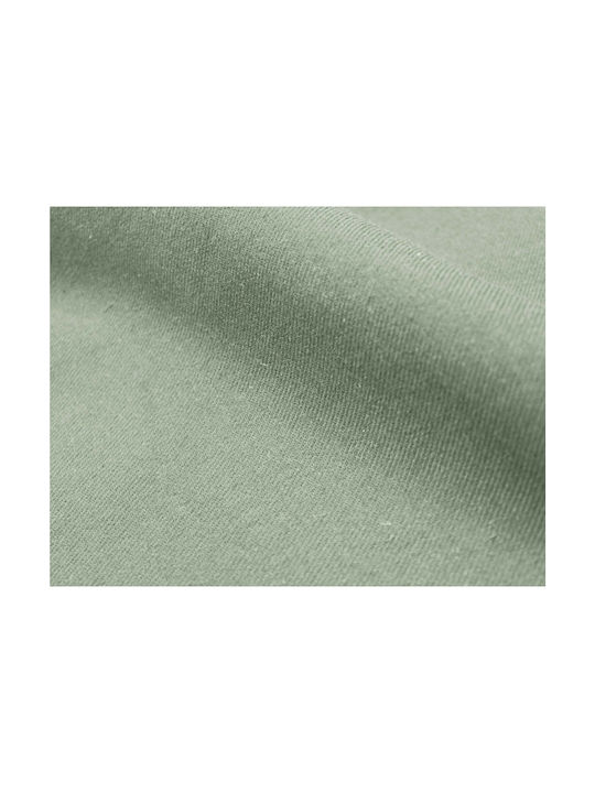 Atmosphera Sofa Cushion Twily Douceur D'intérieur From 100% Cotton Green Mint 50x50cm
