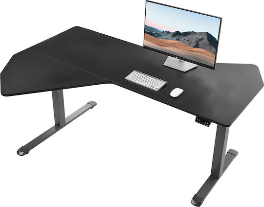 Desk Wooden Gray 141.2x177.8x121.9cm