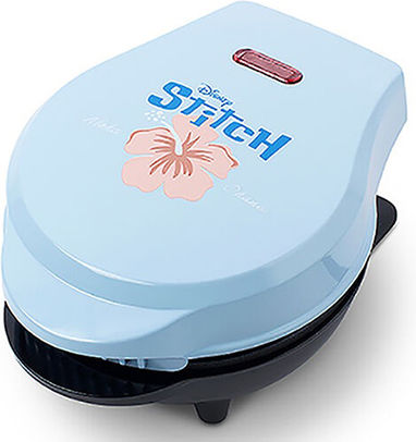 Uncanny Brands Lilo & Stitch Mini Гофретник за Кръгли Гофрети 600W