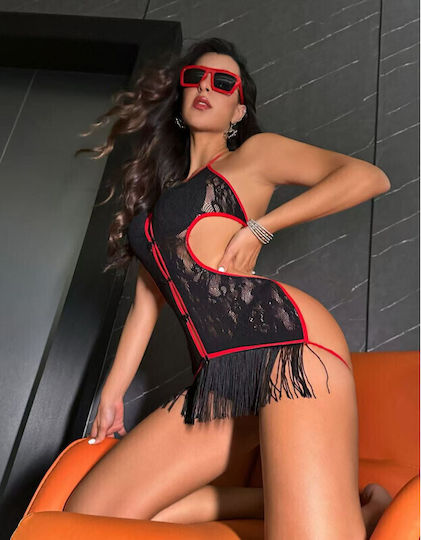 Aph Sexy Outfit Black Red