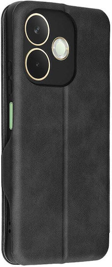 Techsuit Plus Wallet Silicone Black (Oppo A5 Pro)