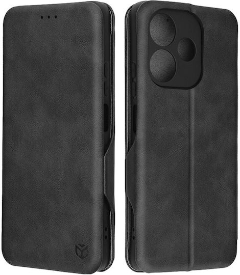 Techsuit Plus Wallet Silicone Black (Oppo A5 Pro)