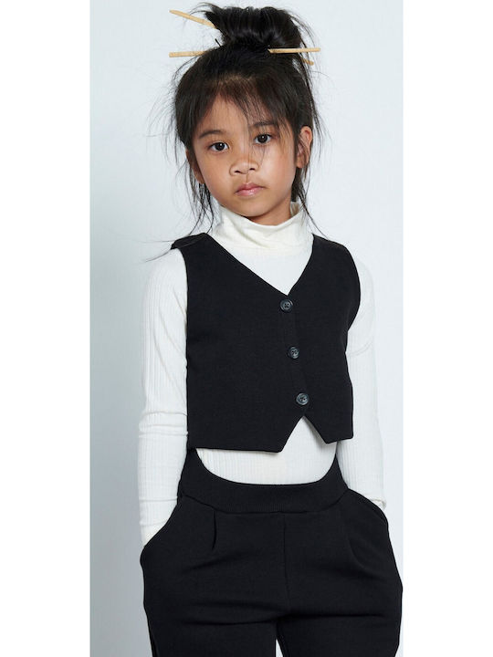Kids Top Long-sleeved Black