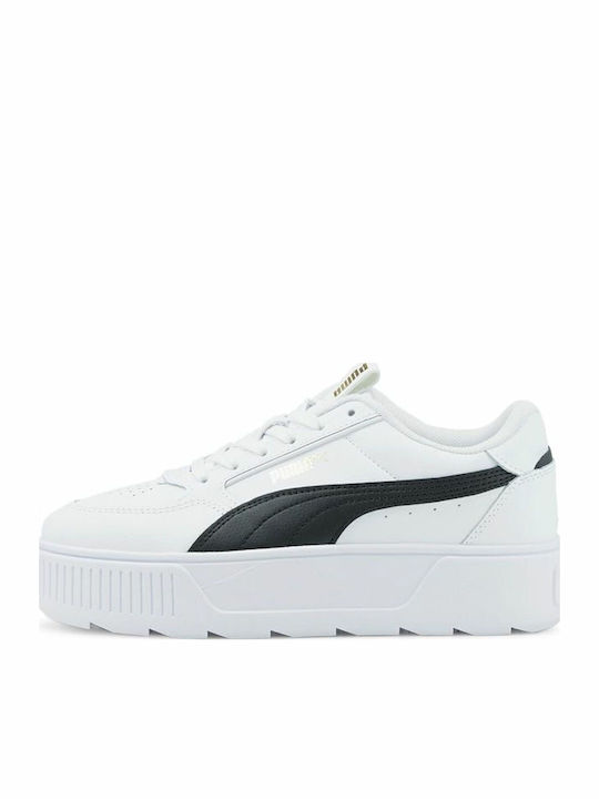 Karmen Rebelle Flatforms Sneakers White