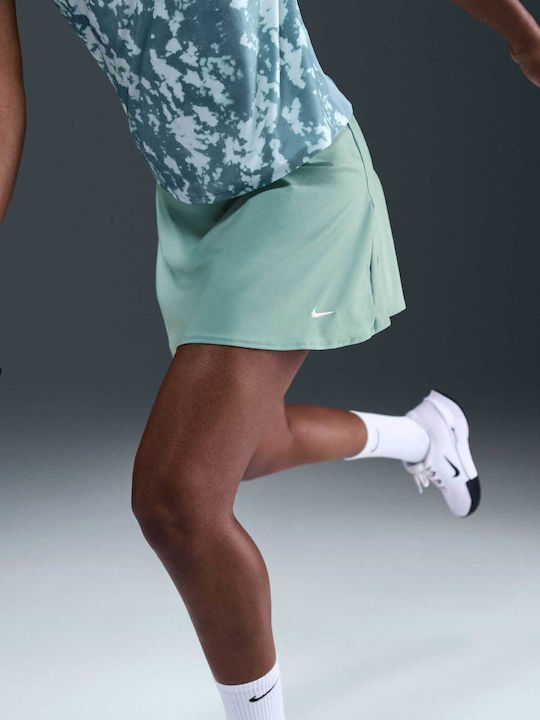 Nike Victory Drifit Flouncy Tennis Skirt FD6528-017 Women's Green Skirt