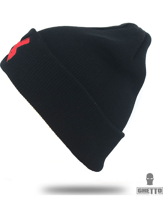 Beanie Unisex Beanie Knitted in Red color