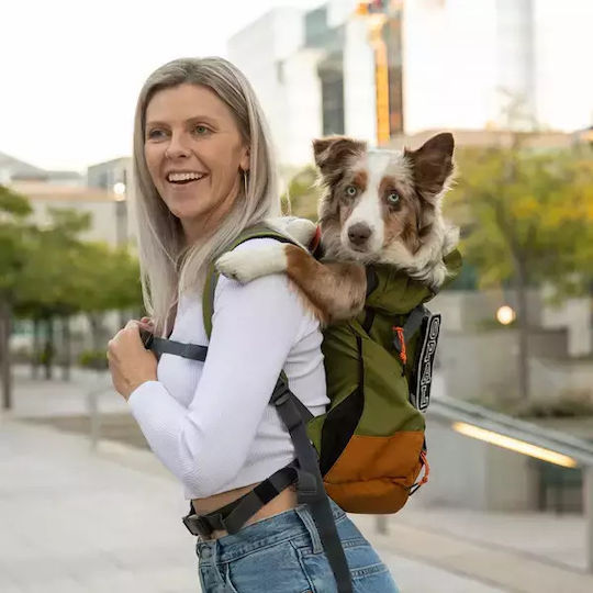 K9 Sport Sack Σακίδιο Πλάτης για Μεταφορά Σκύλου Πράσινο