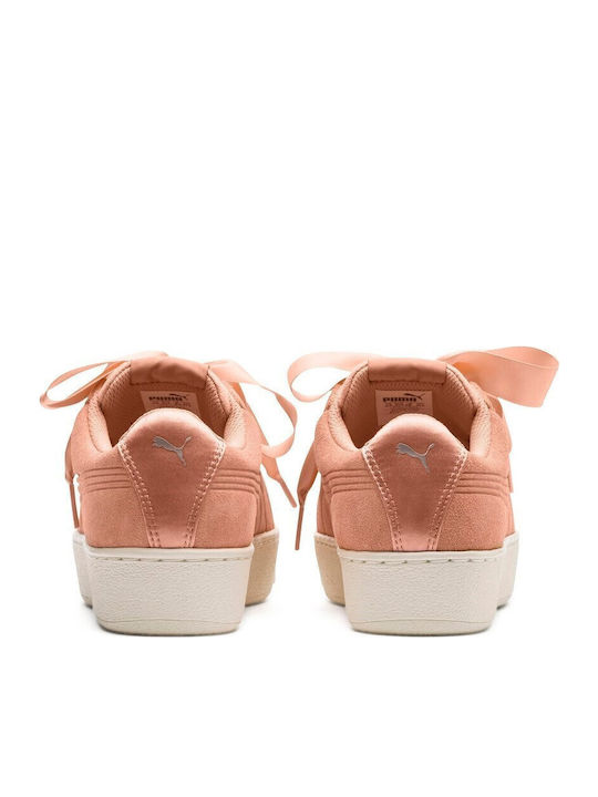 Vikky Platform Ribbon Sneakers Pink