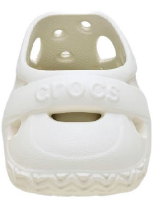 Crocs Caged Γυναικεία Σαμπό Λευκά Crocs Caged Γυναικεία Σαμπό Λευκά