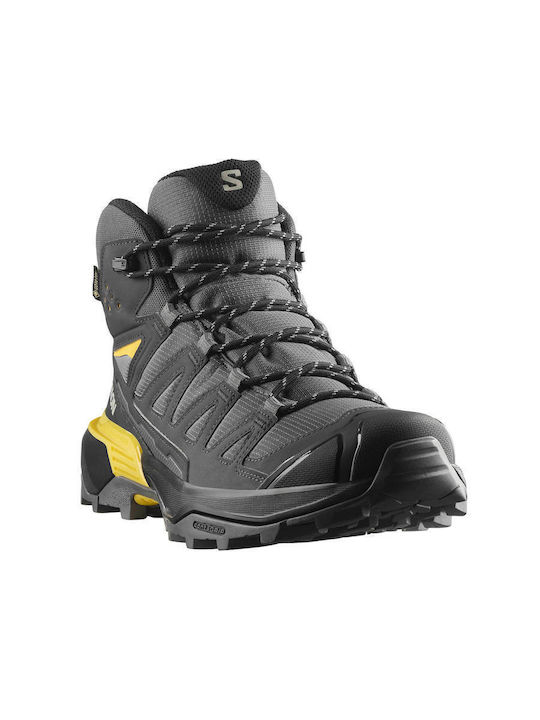 Salomon X Ultra 360 Mid Ανδρικά Ορειβατικά Μποτάκια Γκρι