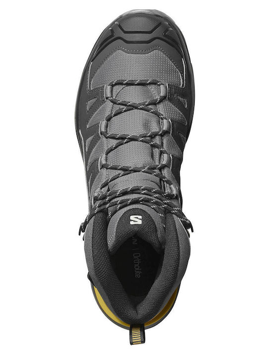 Salomon X Ultra 360 Mid Ανδρικά Ορειβατικά Μποτάκια Γκρι
