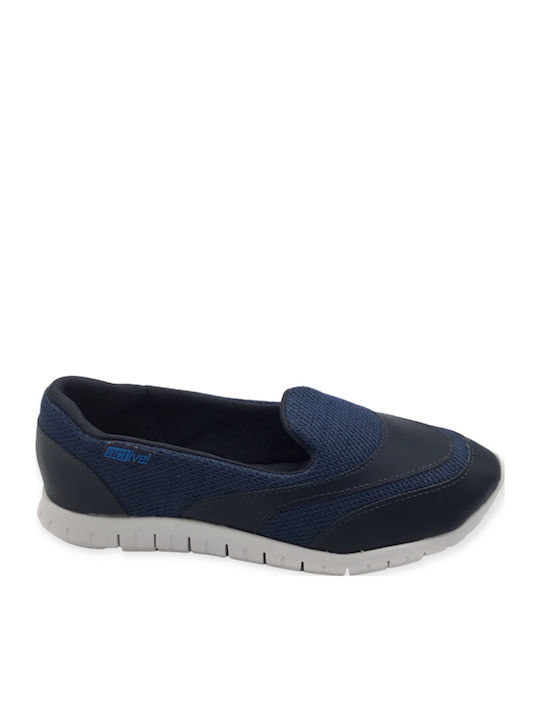 Ανατομικά Γυναικεία Slip-On Μπλε