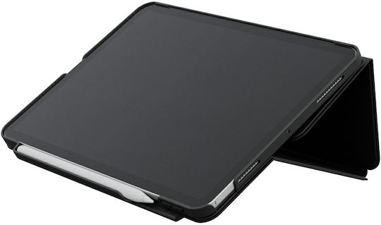 Uniq Rovus Snapmount Magnetic 360 Флип капак Въртящ се Устойчив Черен (iPad 11 A16 (2025), iPad 10.9 10)
