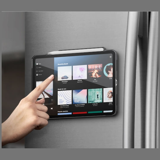 Uniq Rovus Snapmount Magnetic 360 Флип капак Въртящ се Устойчив Черен (iPad 11 A16 (2025), iPad 10.9 10)