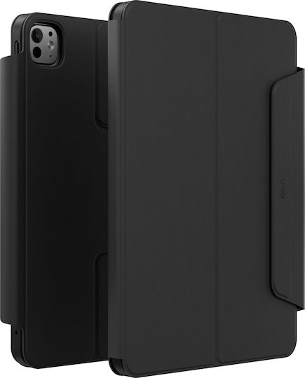 Uniq Rovus Snapmount Magnetic 360 Flip Cover Περιστρεφόμενη Ανθεκτική Μαύρη (iPad Pro 11 M4 (2024))