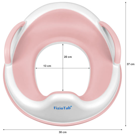 Kidizi Toddler Toilet Seat with Handles Pink