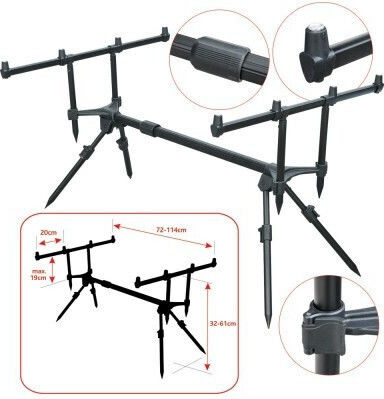 Baracuda 05a Rod Pod 4 Rods Adjustable