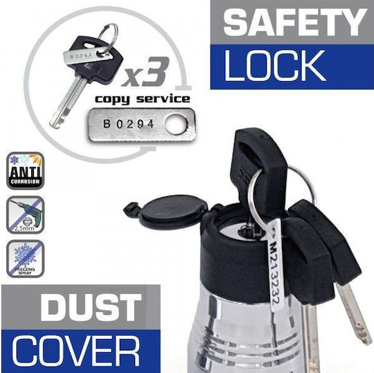 Artago Motorcycle Disc Brake Lock with 18mm Pin