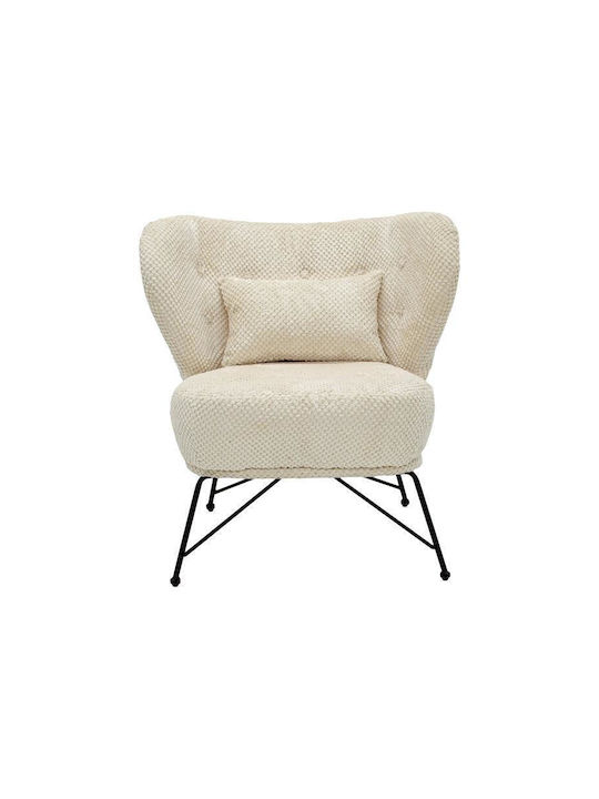 Celestia Armchair White 80x94x82cm