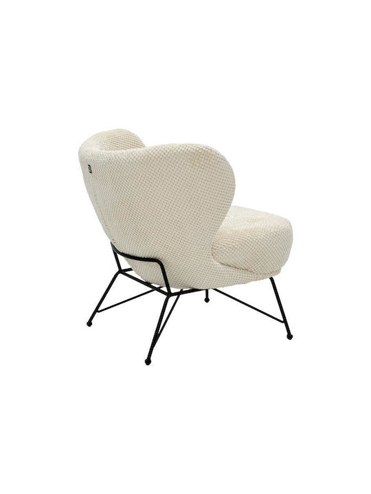 Celestia Armchair White 80x94x82cm