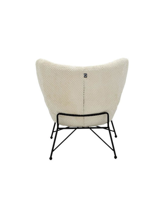 Celestia Armchair White 80x94x82cm