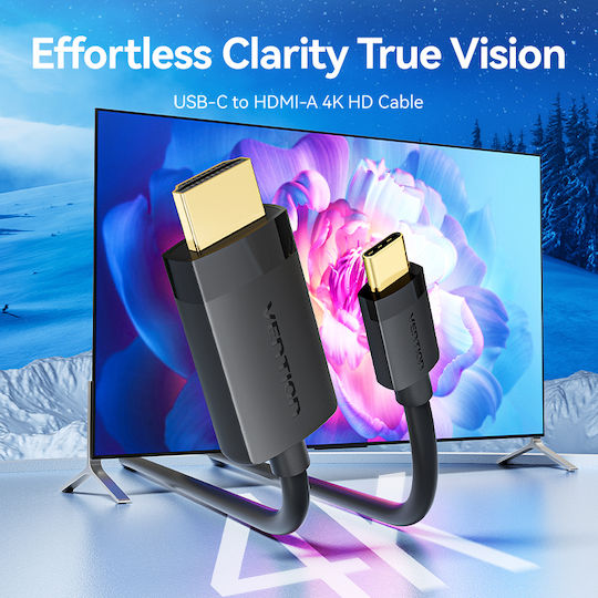 Vention Converter Usb-c To Hdmi Cable 4k60hz 1.5m Cribg
