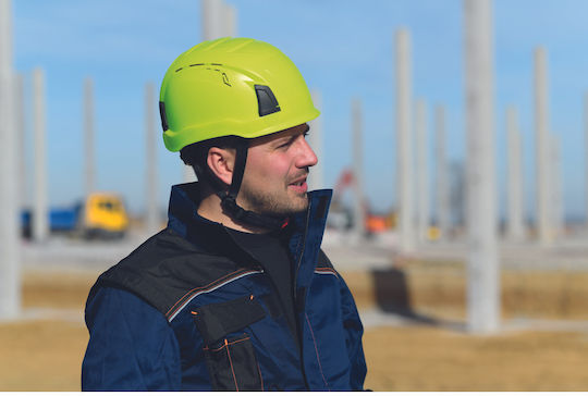 Cerva 0601012270999 Cască Șantier de construcții Galben