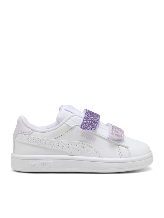 Smash 3.0 L Παιδικά Sneakers με Σκρατς Λευκά
