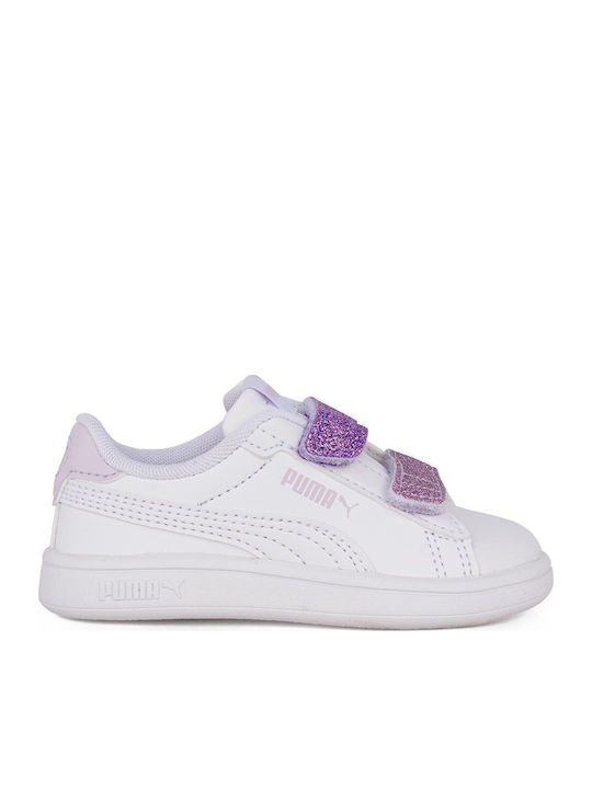 Smash 3.0 L Παιδικά Sneakers με Σκρατς Λευκά