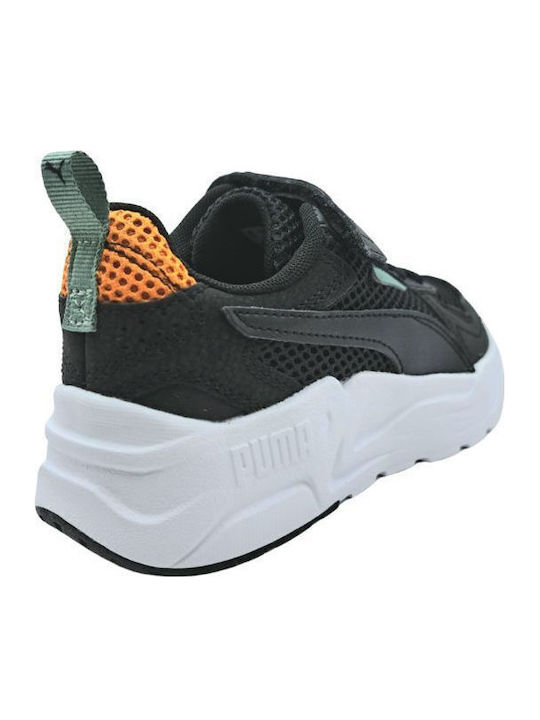Trinity Lite Παιδικά Sneakers Ανατομικά με Σκρατς Μαύρα 400660-02