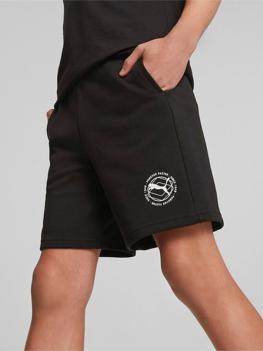 Sportliche Kinder-Shorts/Bermudas Active Schwarz