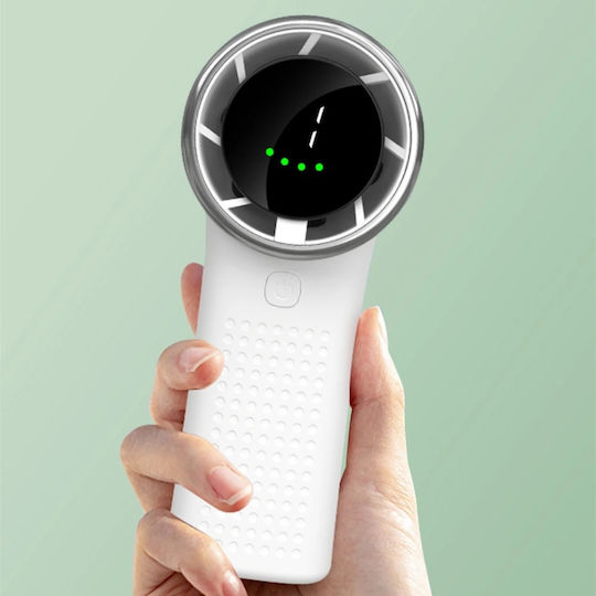Mini Tragbarer Ventilator A8 LED-Anzeige 5 Geschwindigkeiten Usb-c 3600mAh Batteriekapazität Leise Kompakt Schwarz