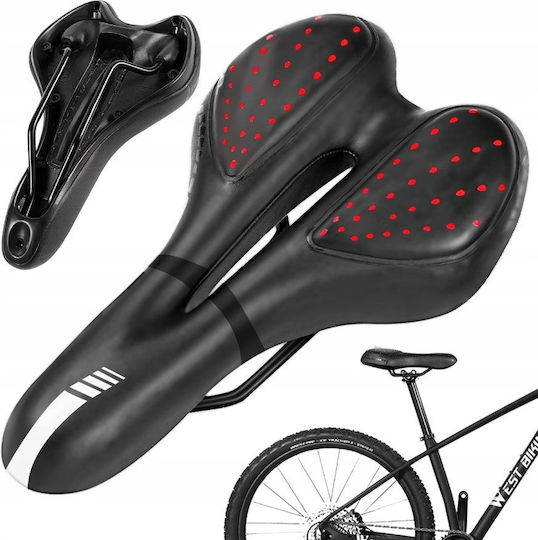 Șa De Bicicletă Neagră 270 x 160 mm