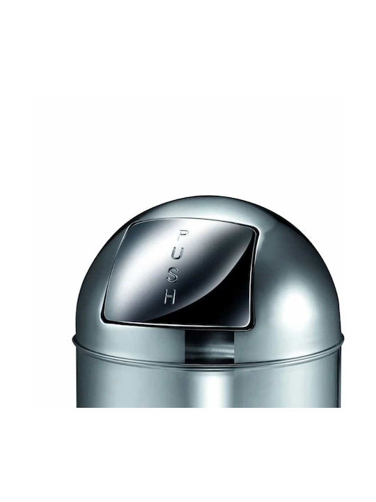 Eko Waste Bin Waste made of Stainless Steel Silver 40lt 1pcs