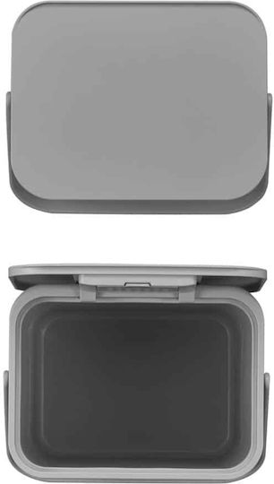 Eko Eko Puro II Waste Bin for Cabinet Plastic with Oscillating Lid Grey 7L