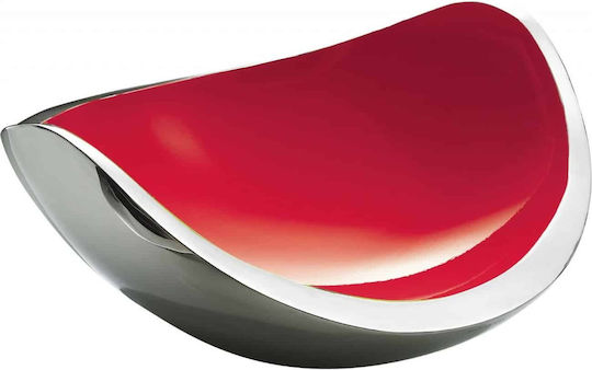 Casa Bugatti Ninnananna Fruit Bowl Inox Red