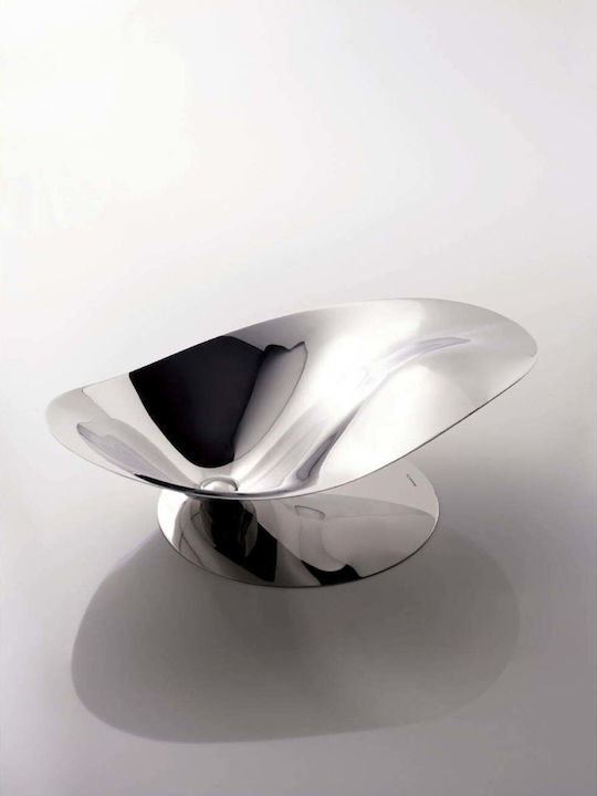 Casa Bugatti Petalo Obstschale Inox Gray