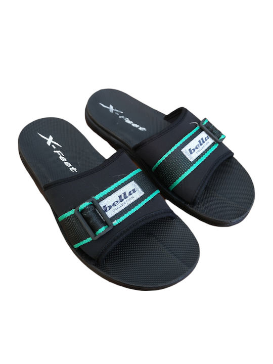 B03 Men's Black Slides