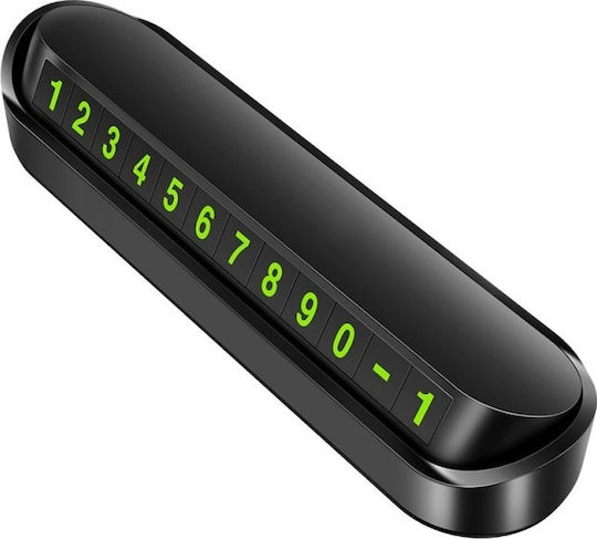 Foxmag24 Phone Number Holder Magnetic Numbers Black