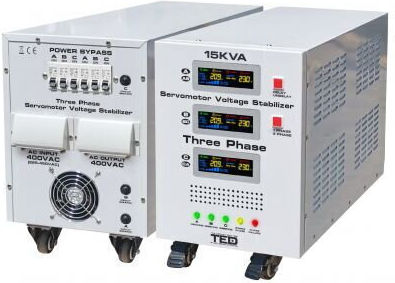 Maximum 15kva Network Stabilizer Svc Three-phase Servomotor Three-phase Ted000101