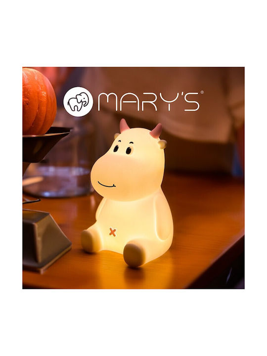 Mary's Led Kids Decorative Lamp Pink 15.5x10.5x15.5cm