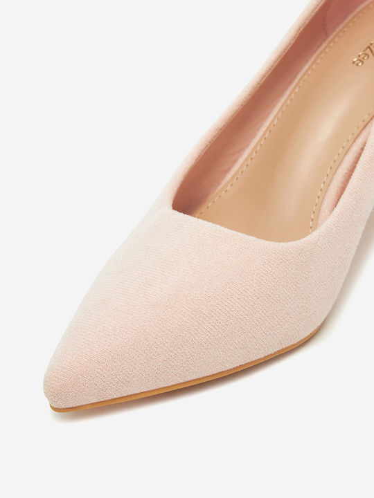 Pantofi cu toc Roz