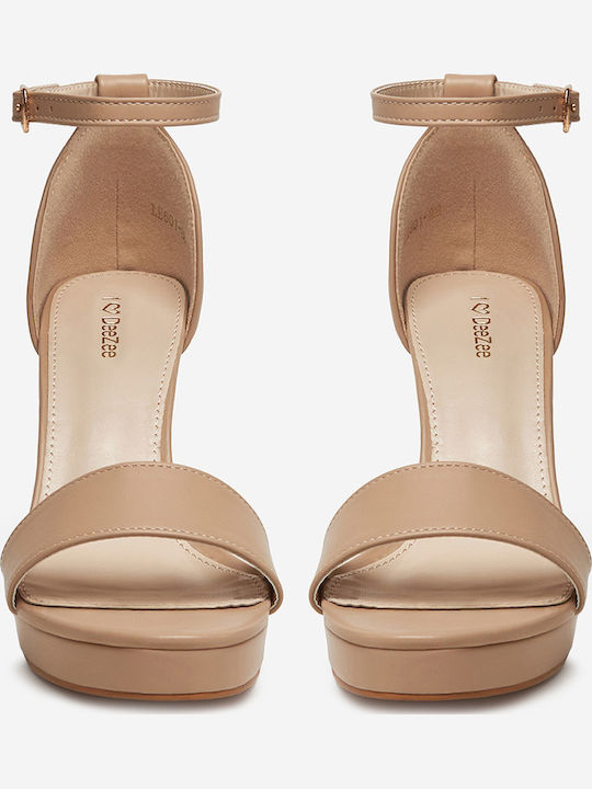 Sandalen Beige