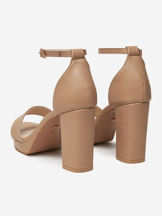 Sandalen Beige