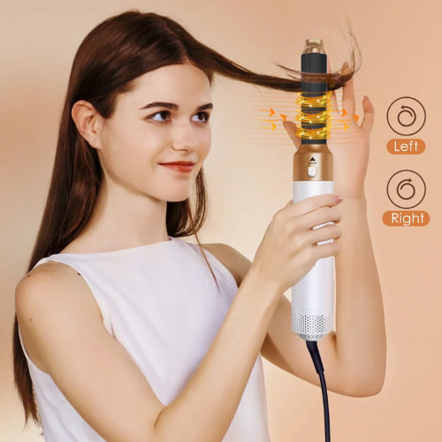 Ceramic Electric Brush with Air for Straightening and Curls 1000W