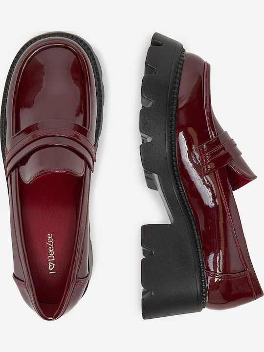 Damen Loafers in Rot Farbe